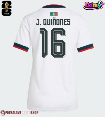 Mexiko Julian Quinones #16 Venkovní Dres pro Dámy MS 2026 Krátkým Rukávem